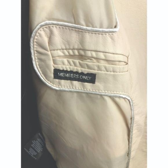 Members Only Cream Jacket - Picture 6 of 7